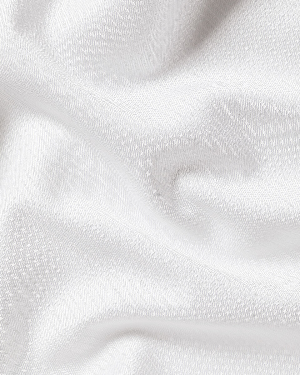 Charles Tyrwhitt Luxury Stripe Shirt - White - LuxxeCoast