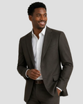 Charles Tyrwhitt Italian Flannel Suit Jacket - Mocha