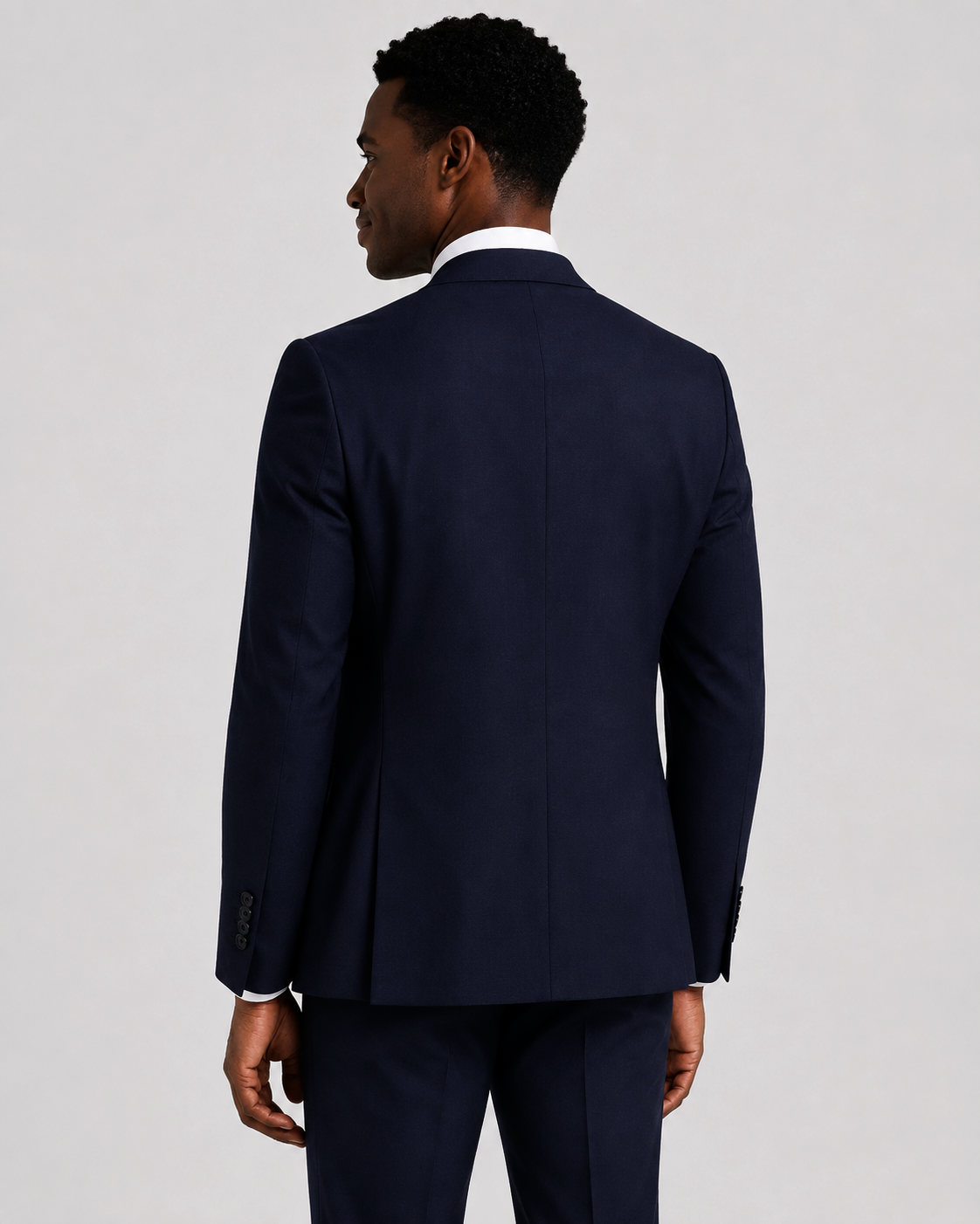 Charles Tyrwhitt Double Breasted Ultimate Performance Suit - Dark Navy