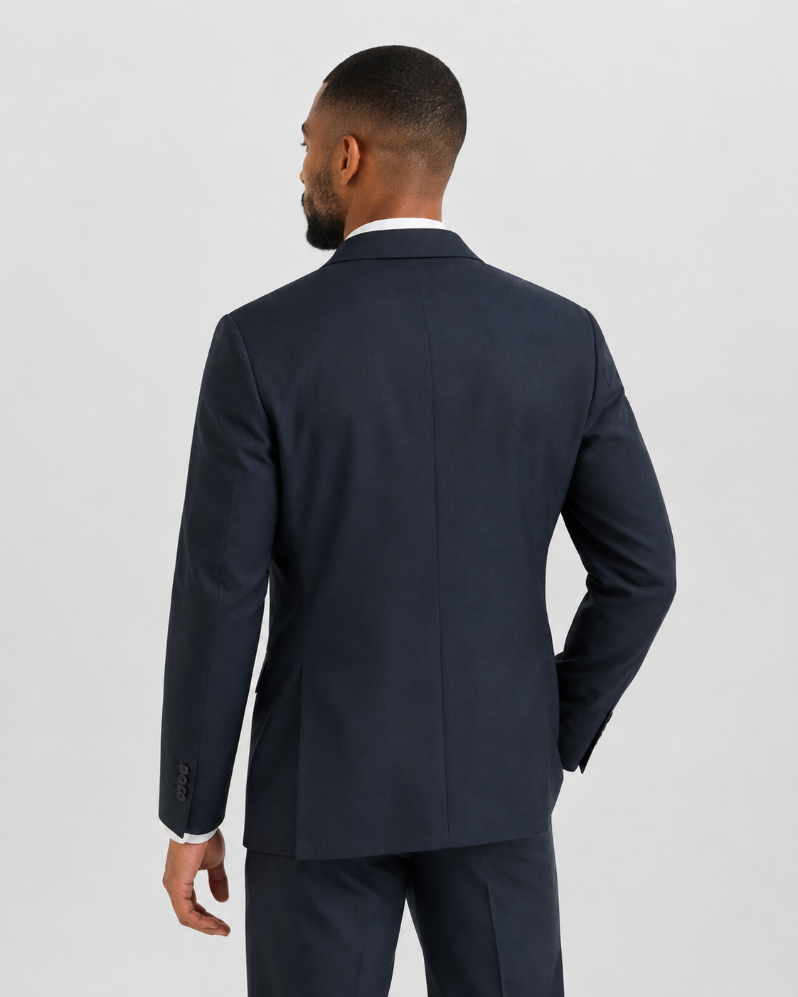Charles Tyrwhitt Italian Luxury Birdseye Suit - Charcoal Grey