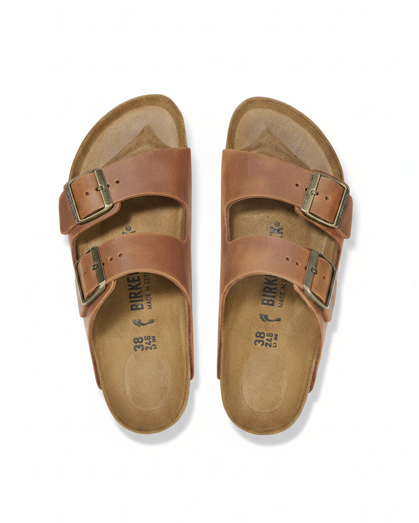 Birkenstock Arizona Oiled Leather - Cognac