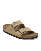 Birkenstock Arizona Birko-Flor Nubuck - Latte Cream