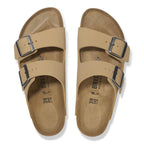 Birkenstock Arizona Birko-Flor Nubuck - Latte Cream