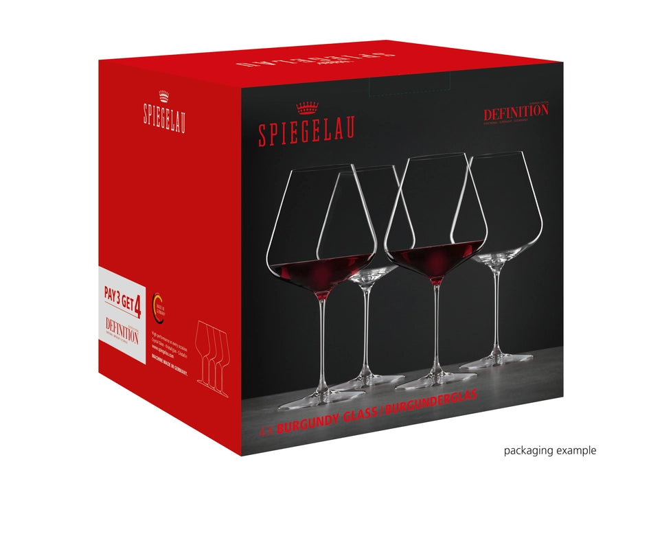 SPIEGELAU Definition Burgundy Glass Set