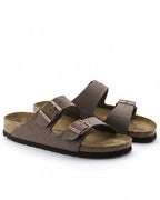 Birkenstock Arizona Birko-Flor Nubuck - Mocha