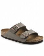 Birkenstock Arizona Birko-Flor Nubuck - Stone