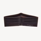 Aspinal of London 8 Card Billfold Wallet - Tobacco Pebble