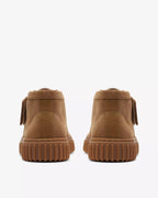 Clarks Torhill Hi Ankle Boot - Dark Tan Suede