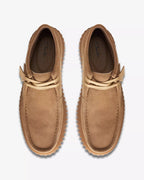 Clarks Torhill Hi Ankle Boot - Dark Tan Suede