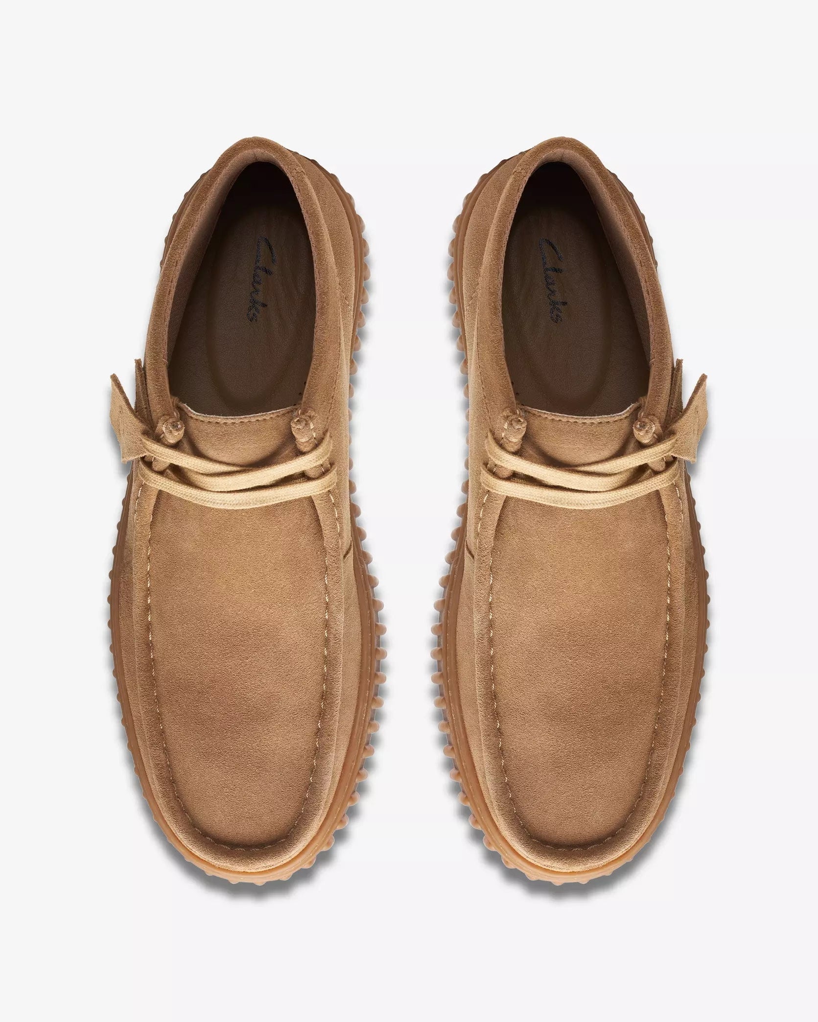 Clarks Torhill Hi Ankle Boot - Dark Tan Suede