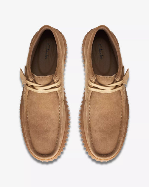 Clarks Torhill Hi Ankle Boot - Dark Tan Suede