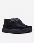 Clarks Torhill Hi Ankle Boot - Black Suede