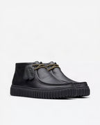 Clarks Torhill Hi Ankle Boot - Black Leather