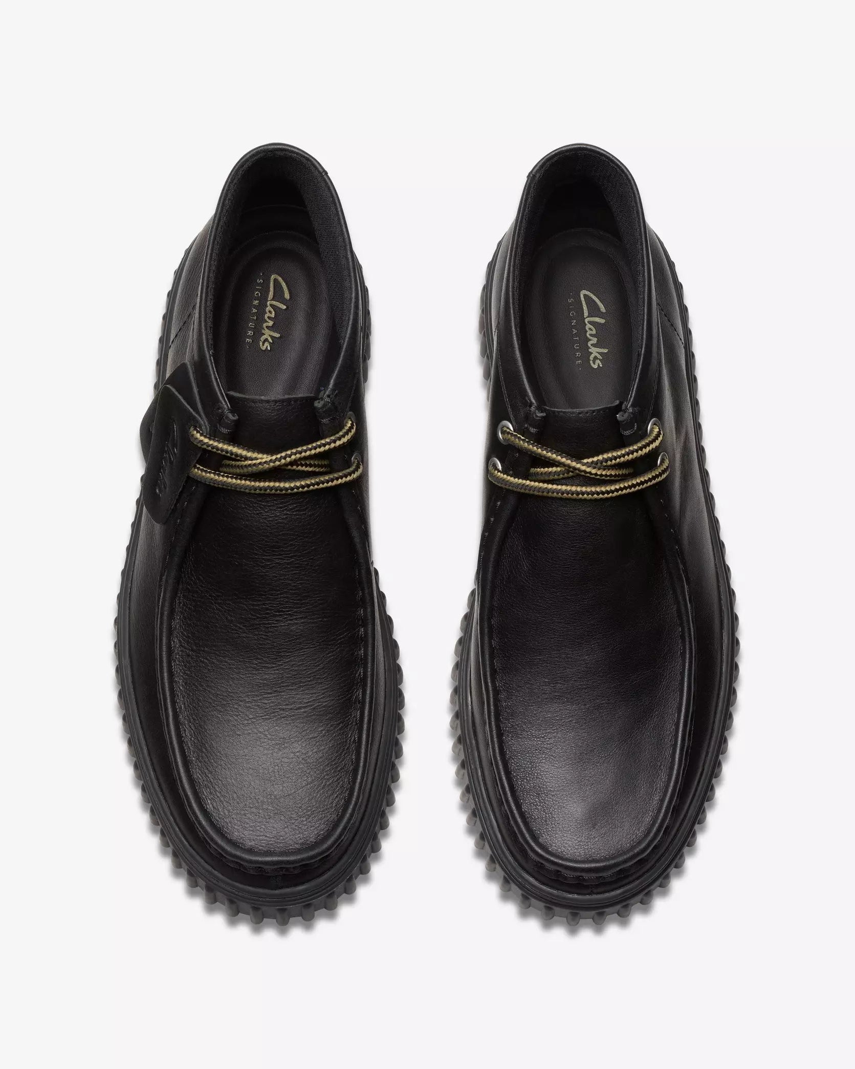 Clarks Torhill Hi Ankle Boot - Black Leather