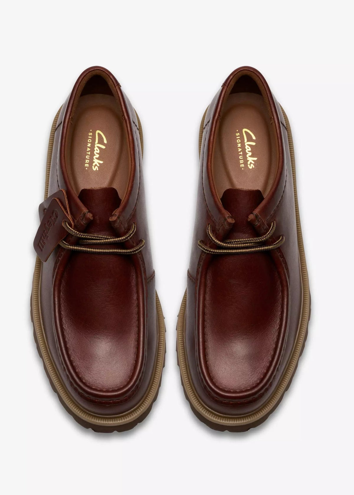 Clarks Cleyhill Seam Brown Leather