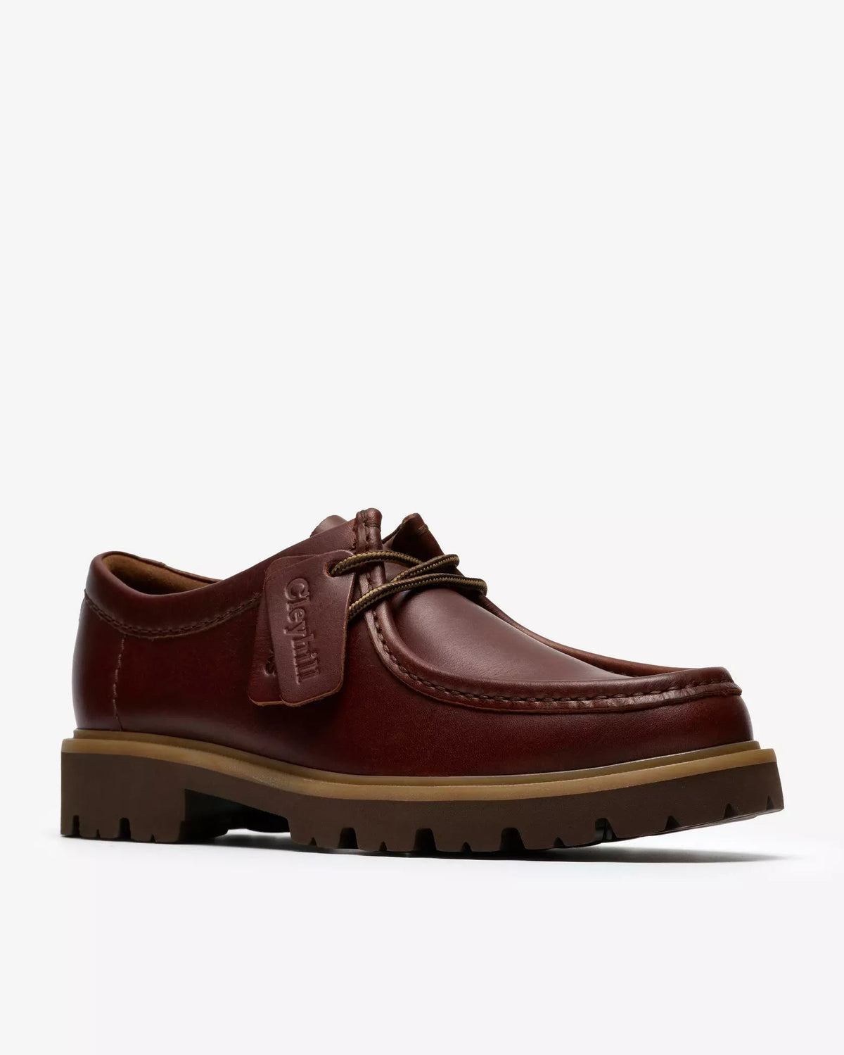 Clarks Cleyhill Seam Brown Leather