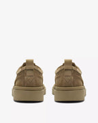 Clarks Polden Moc Lace-up Shoe - Dark Sand Suede