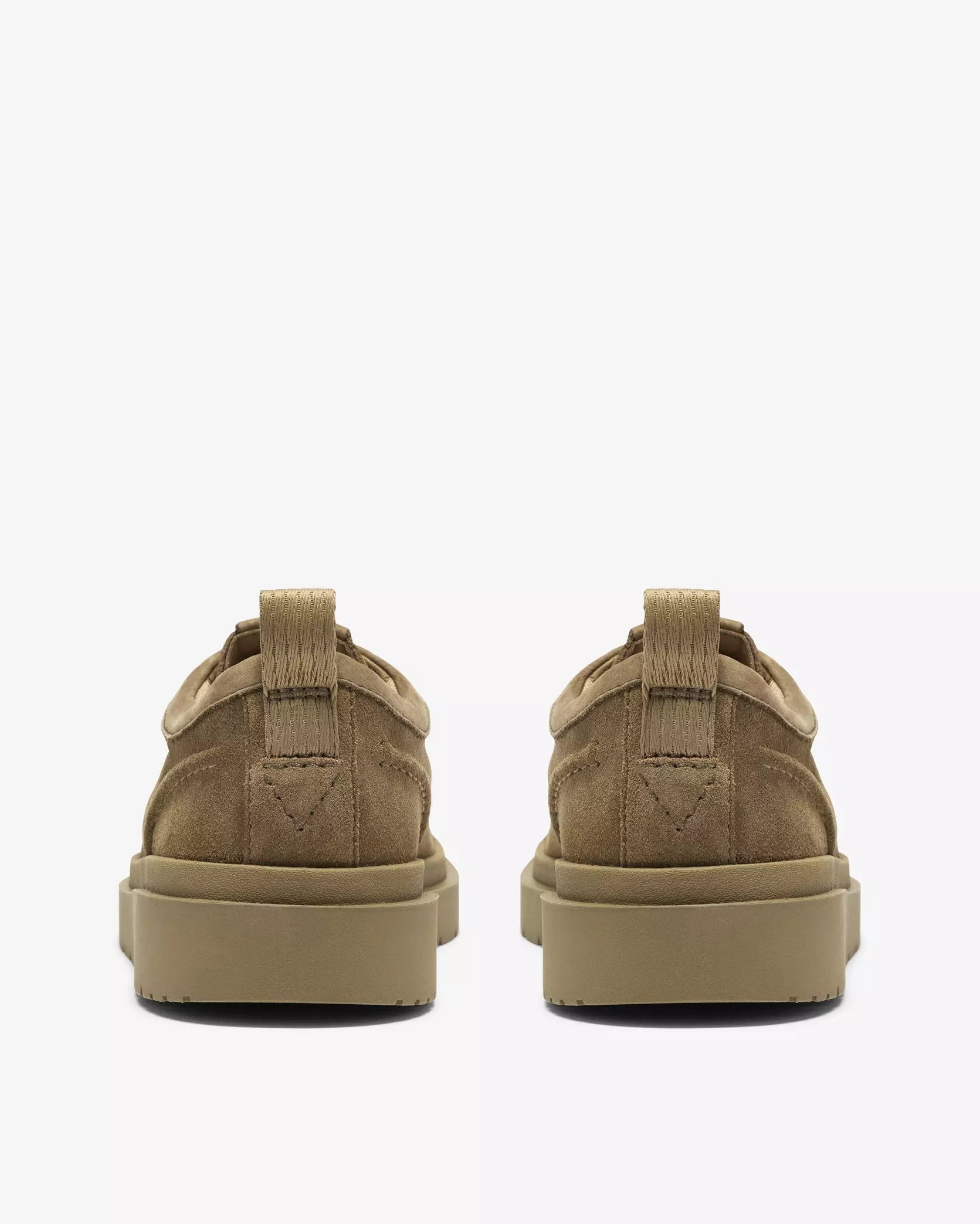 Clarks Polden Moc Lace-up Shoe - Dark Sand Suede