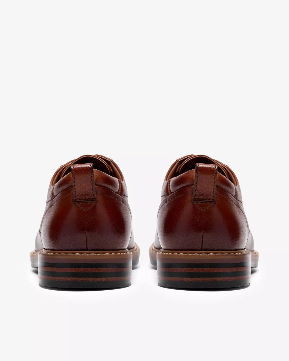Clarks Aldwin2 Derby – Tan Leather - LuxxeCoast