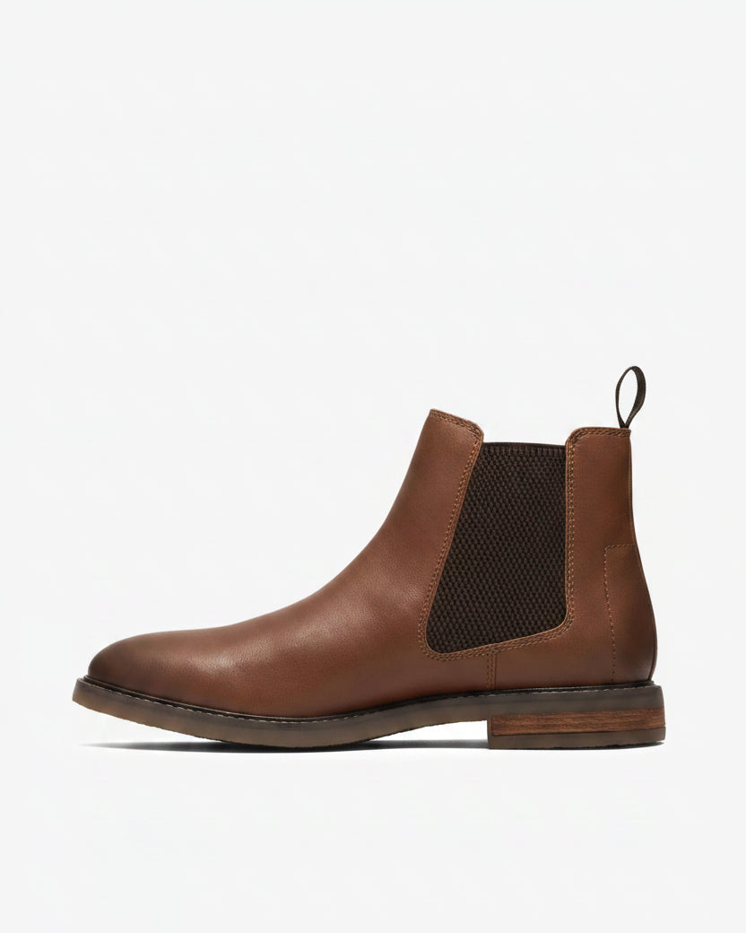 Clarks Jaxen Easy - Dark Tan Leather