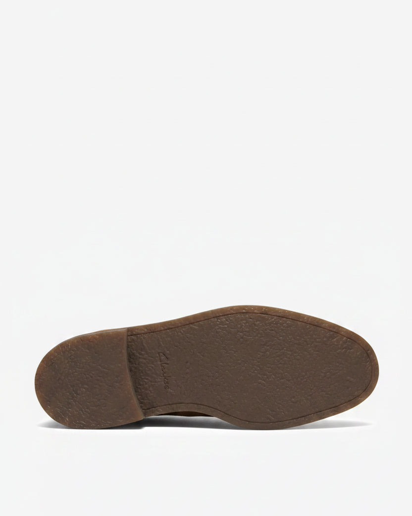 Clarks Jaxen Easy - Dark Tan Leather