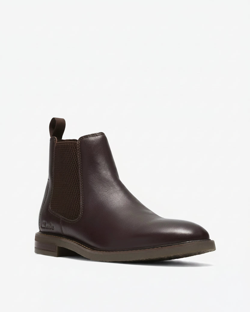 Clarks Jaxen Easy - Brown Leather
