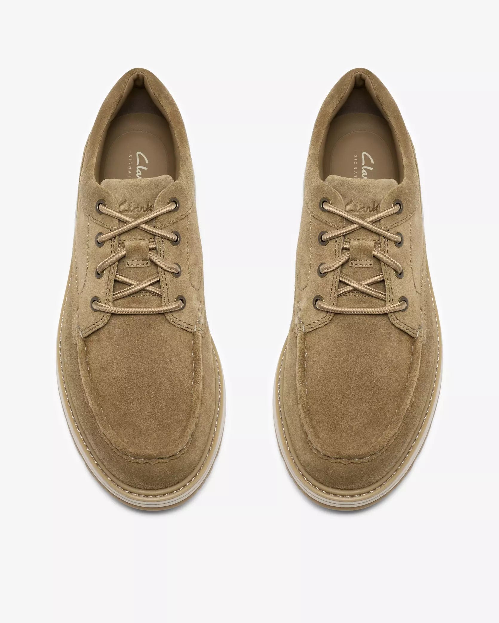 Clarks Melbury Lace - Dark Sand Suede