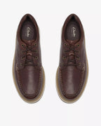 Clarks Melbury Lace - Dark Brown Leather