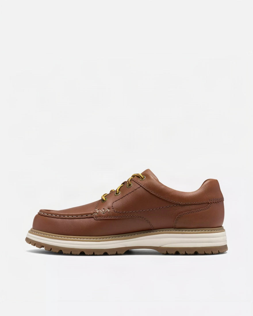 Clarks Melbury Lace - Dark Tan Leather