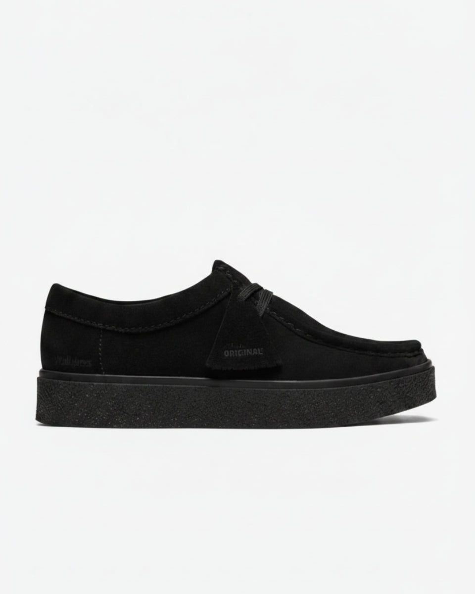 Clarks Originals Boxbee Walla – Black/Black Suede