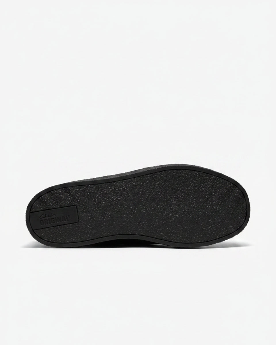 Clarks Originals Boxbee Walla – Black/Black Suede