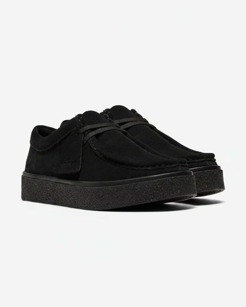 Clarks Originals Boxbee Walla – Black/Black Suede