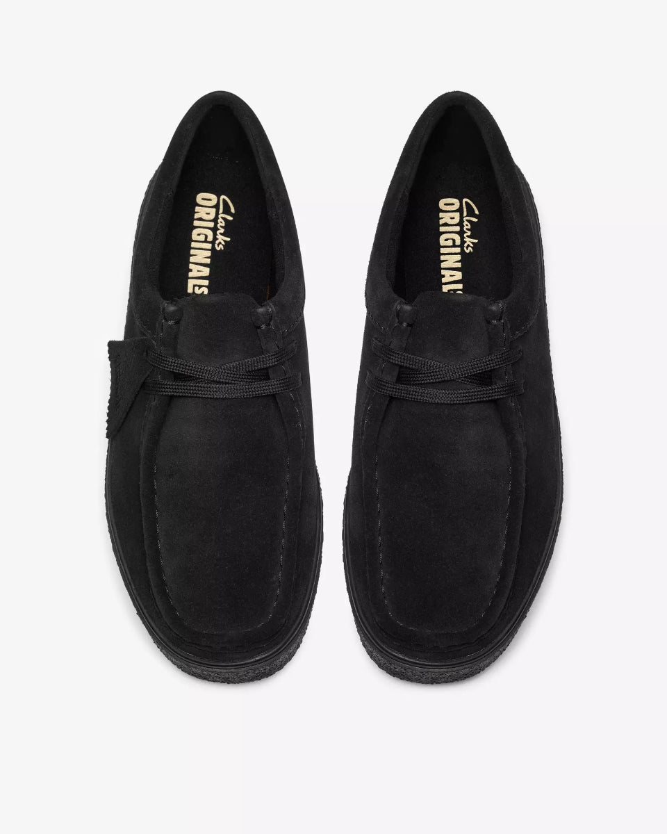 Clarks Originals Boxbee Walla – Black/Black Suede