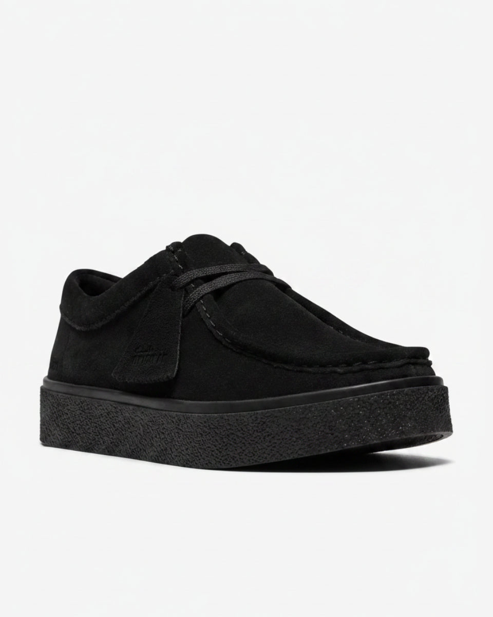 Clarks Originals Boxbee Walla – Black/Black Suede