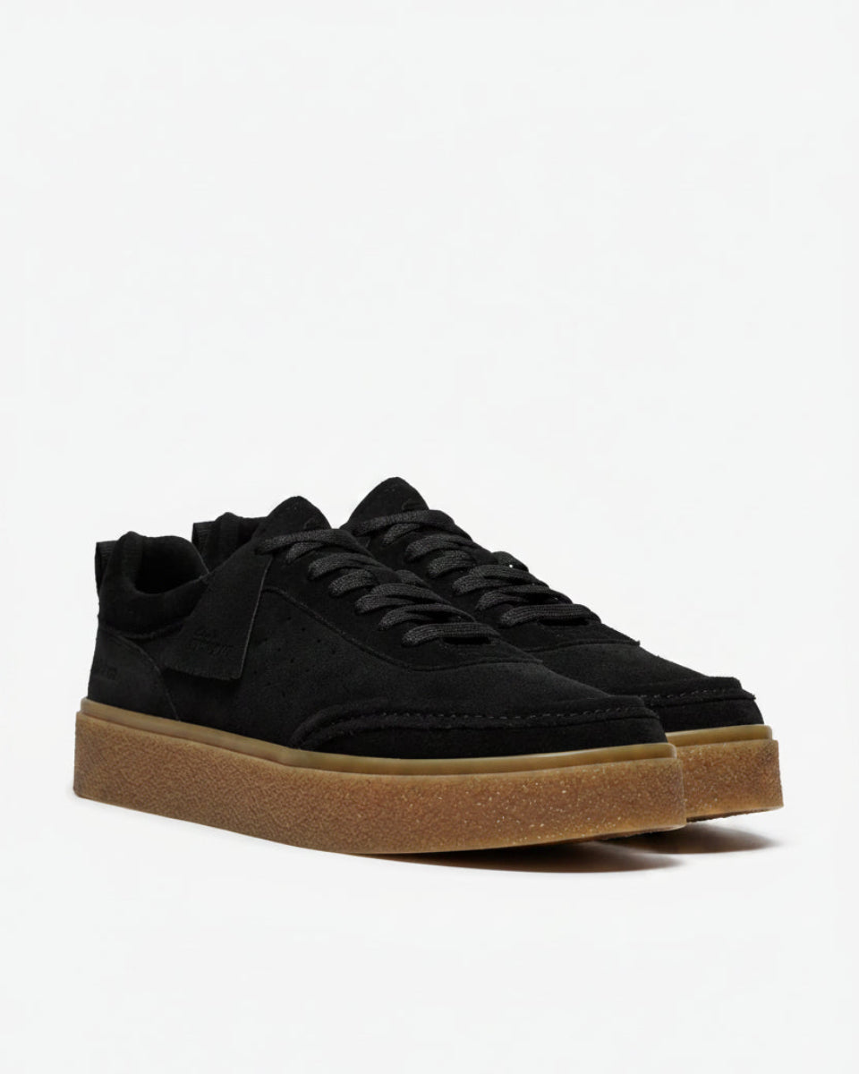 Clarks Originals Boxbee Lace – Black Suede - LuxxeCoast