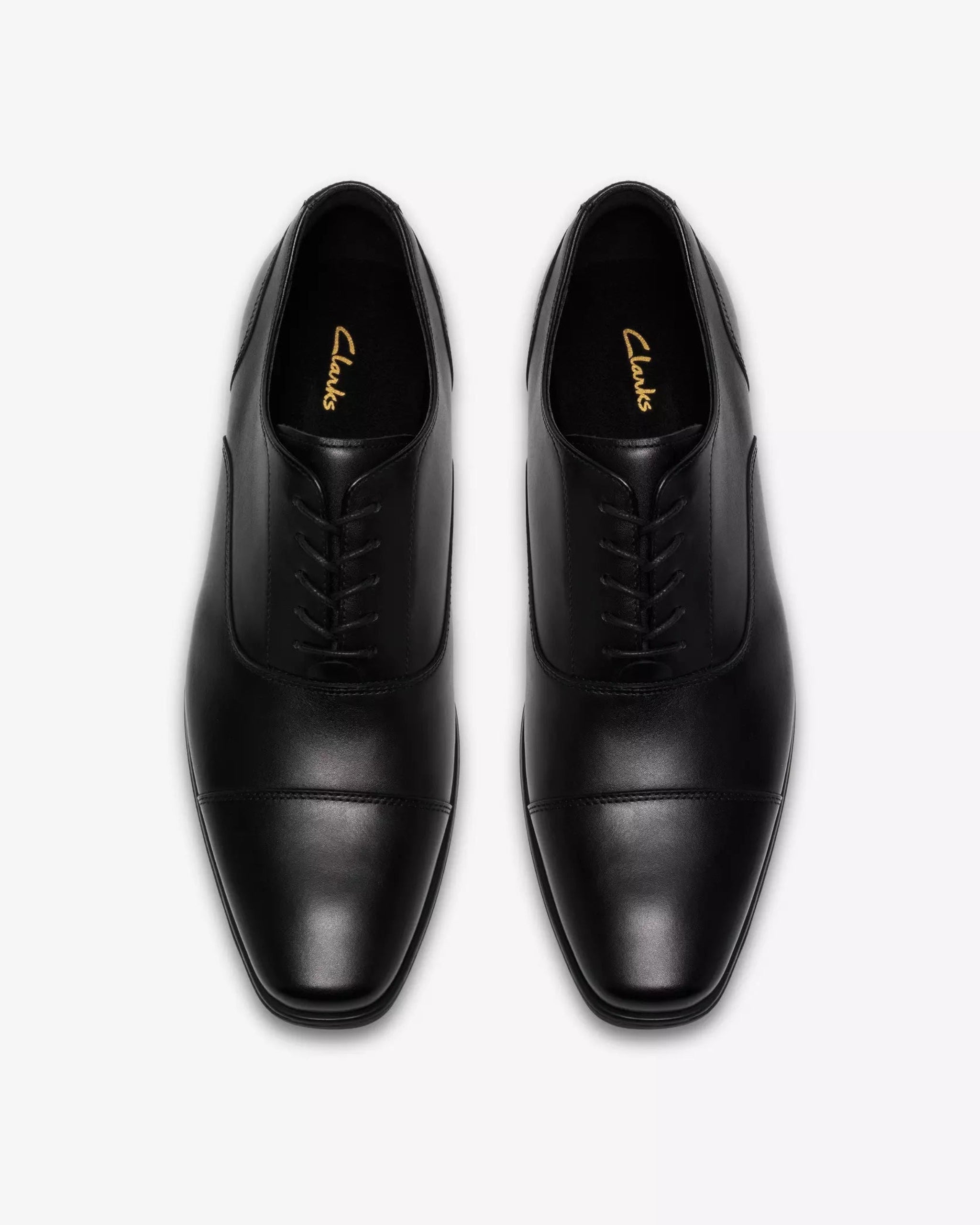 Clarks Colkirk Ox – Black Leather - LuxxeCoast
