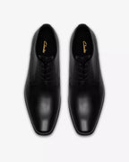 Clarks Colkirk Lace – Black Leather - LuxxeCoast