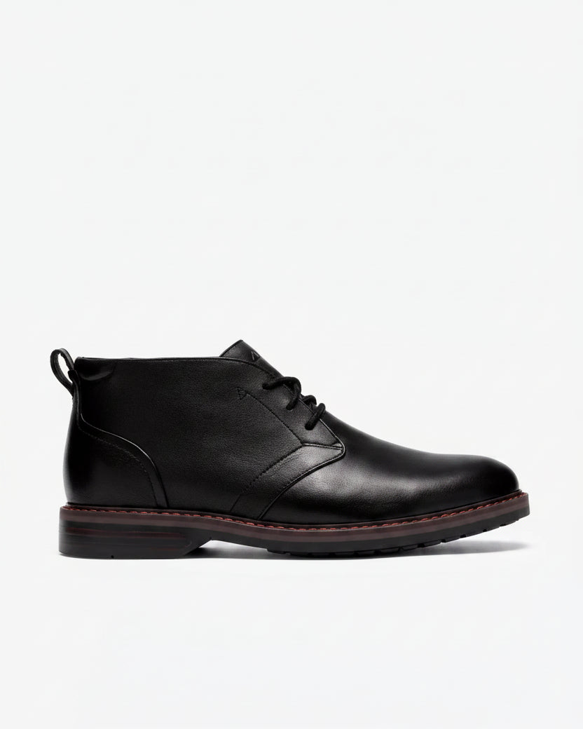 Clarks Aldwin2 Chukka – Black Leather