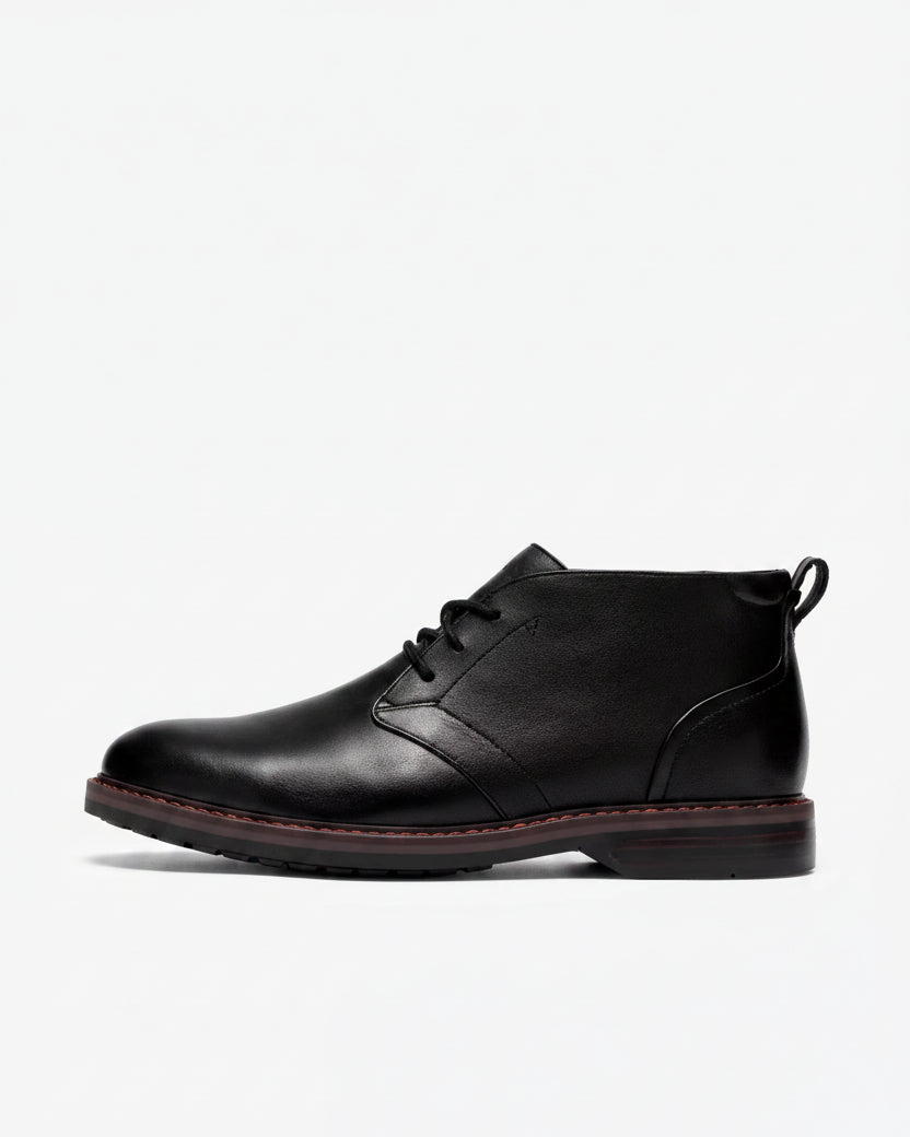 Clarks Aldwin2 Chukka – Black Leather