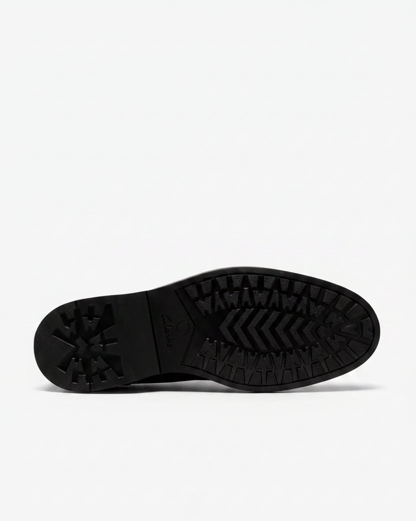 Clarks Aldwin2 Chukka – Black Leather