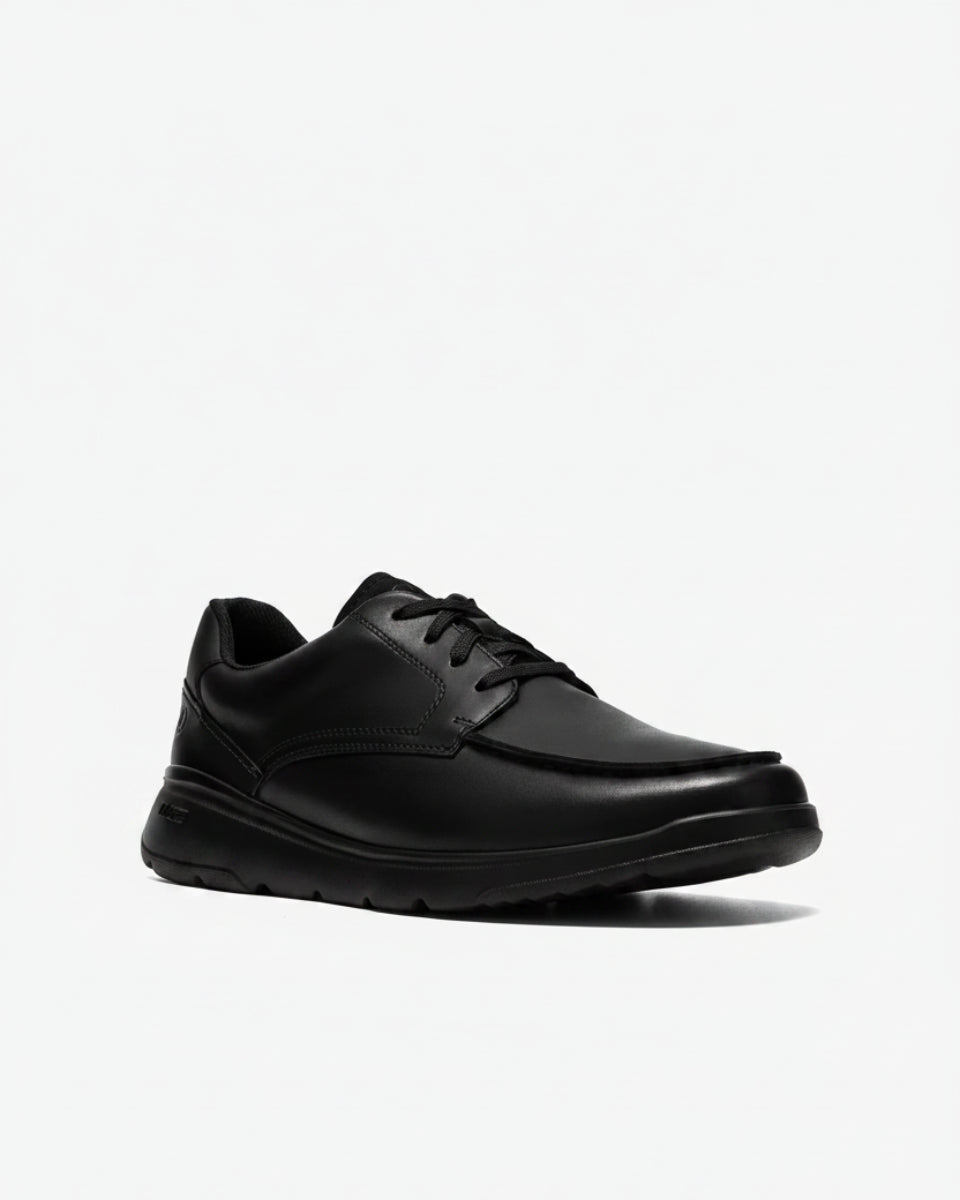 Clarks Lifton Go – Black Leather - LuxxeCoast