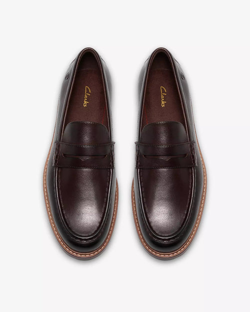 Clarks Cranhill Lo – Brown Leather