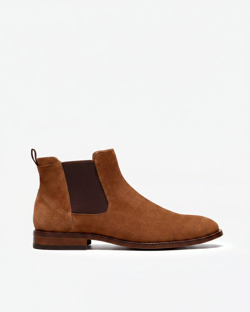 Clarks Bowburn Top – Cola Suede - LuxxeCoast