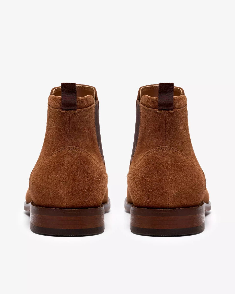 Clarks Bowburn Top – Cola Suede - LuxxeCoast