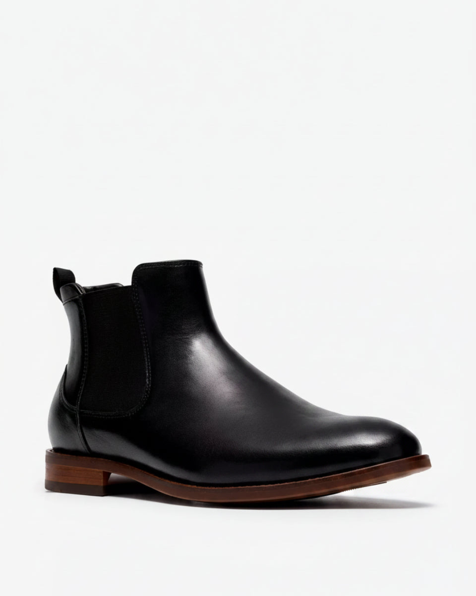 Clarks Bowburn Top – Black Leather - LuxxeCoast
