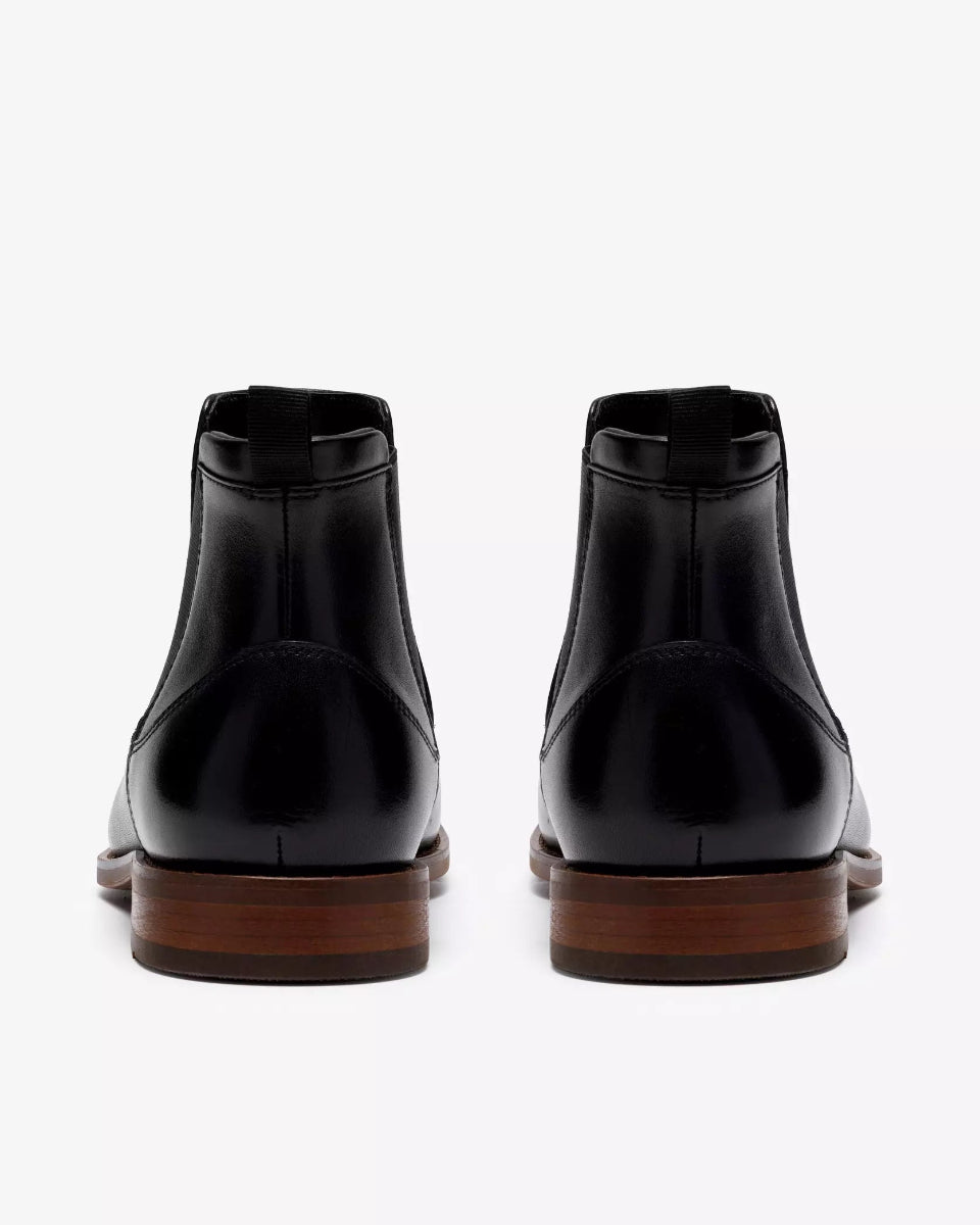 Clarks Bowburn Top – Black Leather - LuxxeCoast