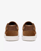 Clarks Lydford Tie – Cola Suede - LuxxeCoast