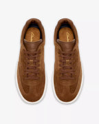 Clarks Lydford Tie – Cola Suede - LuxxeCoast