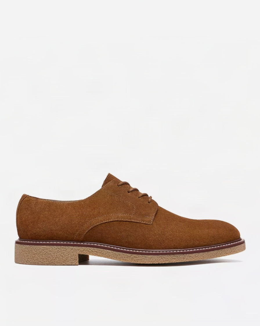 Clarks Chelwood Lace Cola Suede