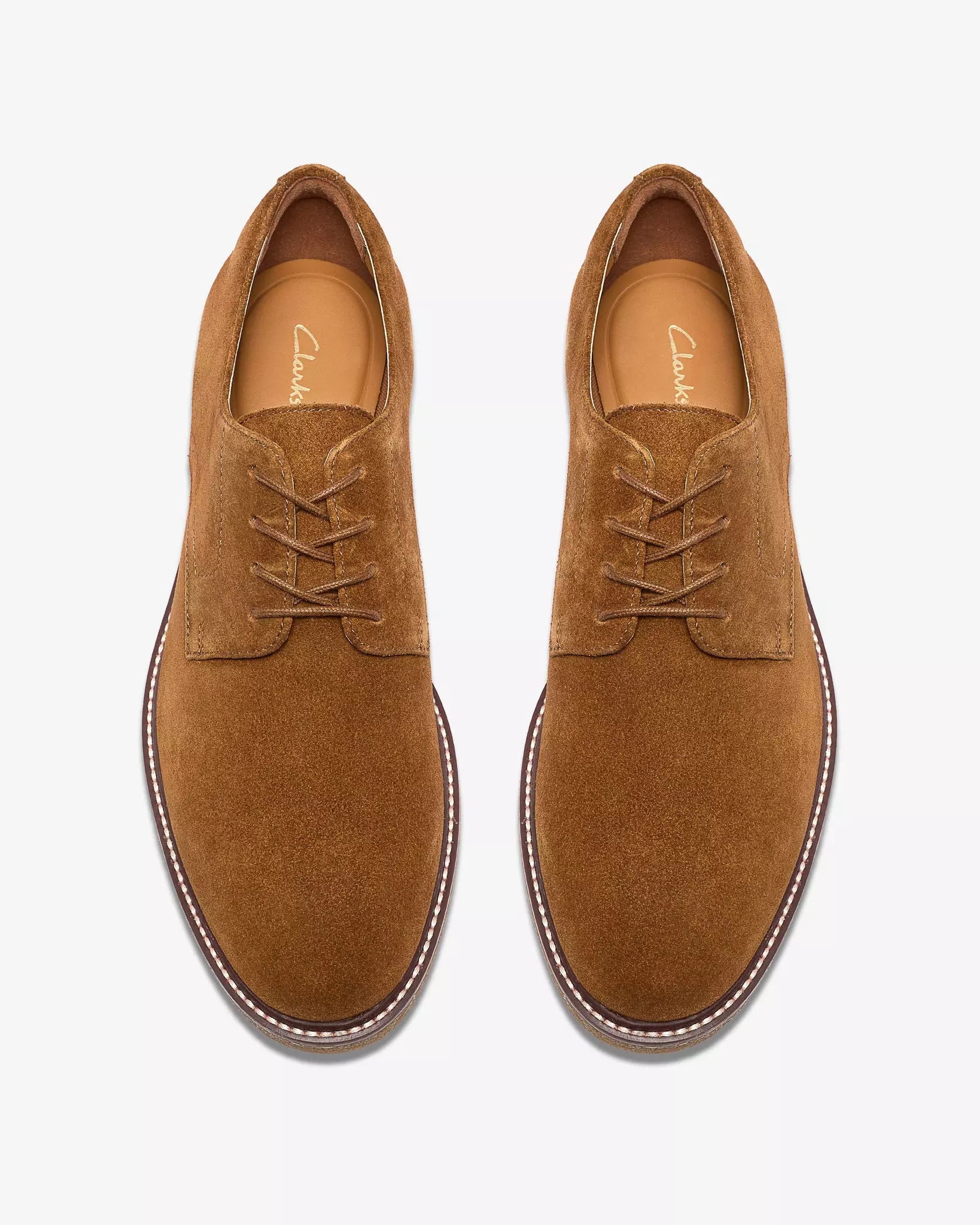 Clarks Chelwood Lace Cola Suede